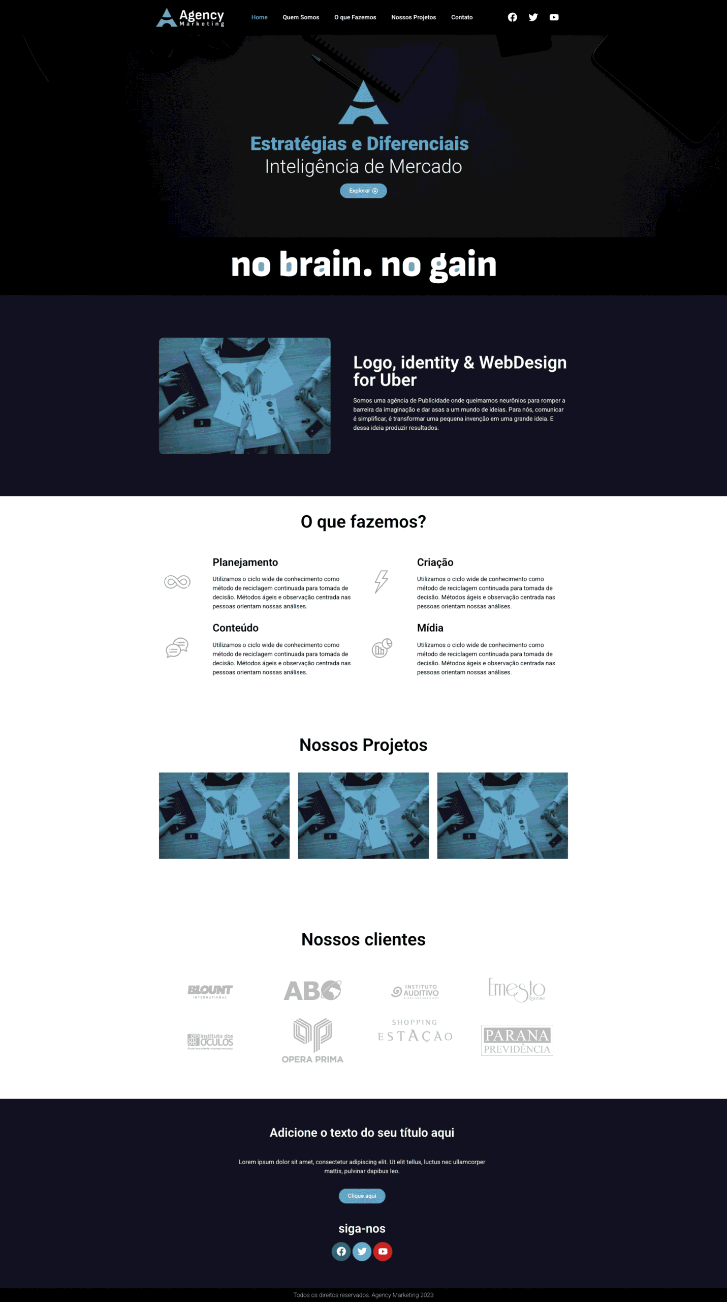 Site de Marketing digital